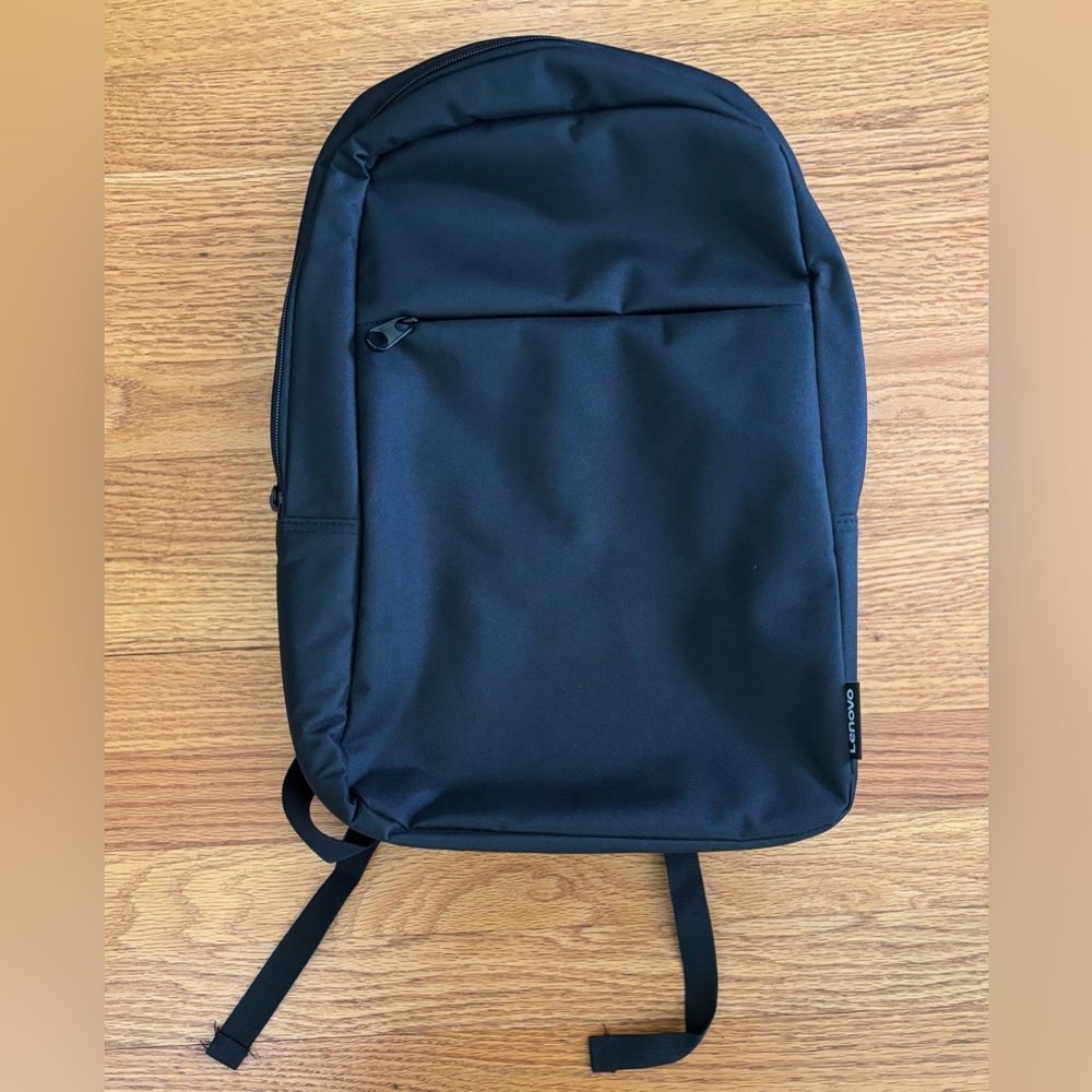 Lenovo 16” Laptop Backpack B215 Black Accessory Bag Front Pocket Adjustable New